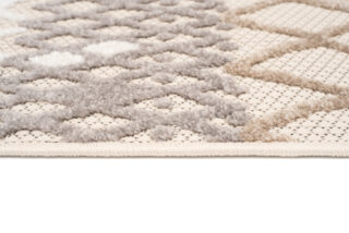 Buitenkleed Patio Grijs Creme Ethno
