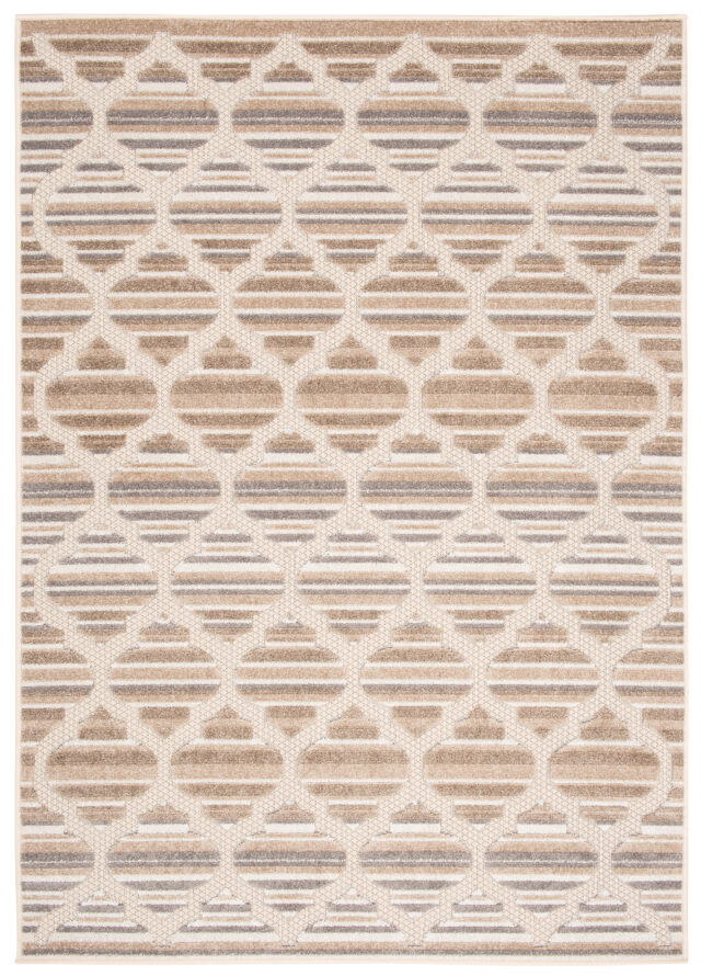 Buitenkleed Patio Creme Grijs Trellis