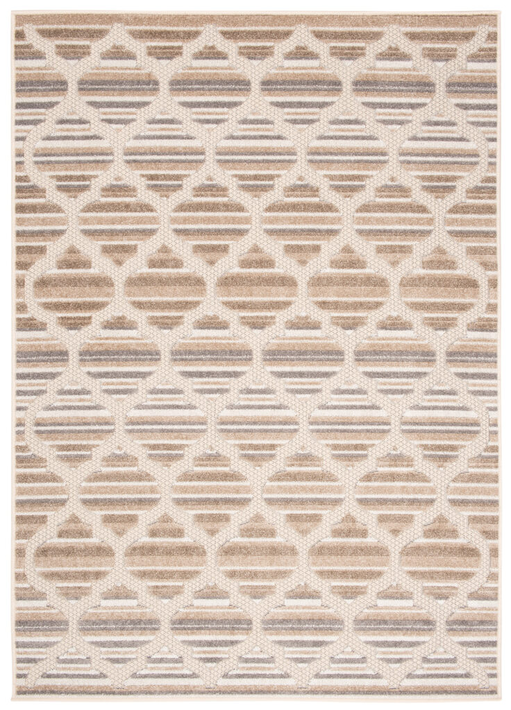 Buitenkleed Patio Creme Grijs Trellis