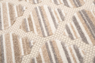 Buitenkleed Patio Creme Grijs Trellis