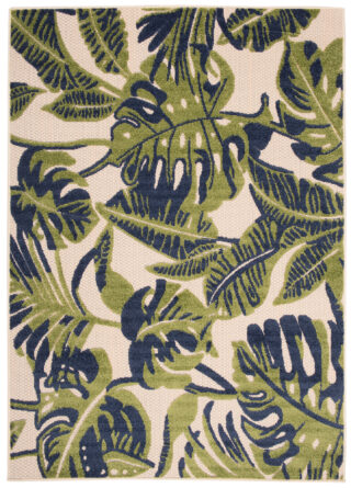 Buitenkleed Patio Creme Monstera Bladeren