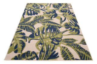 Buitenkleed Patio Creme Monstera Bladeren