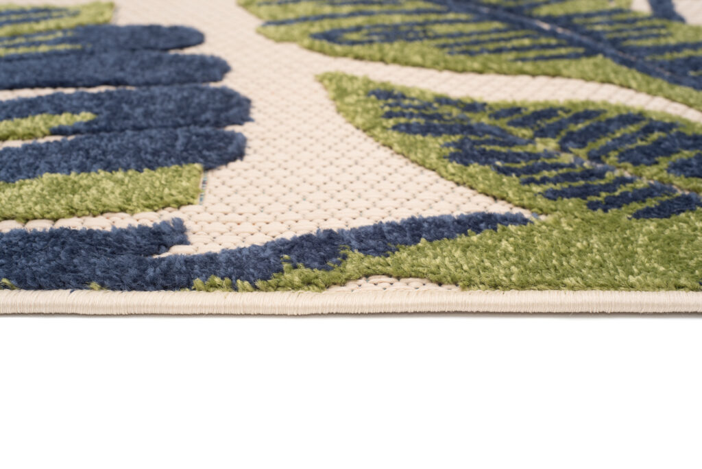 Buitenkleed Patio Creme Monstera Bladeren
