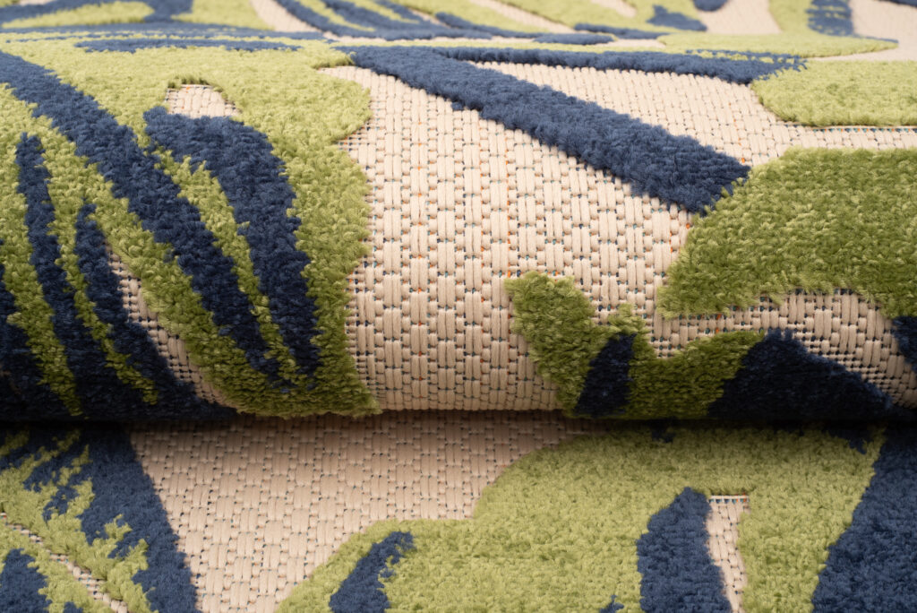 Buitenkleed Patio Creme Monstera Bladeren