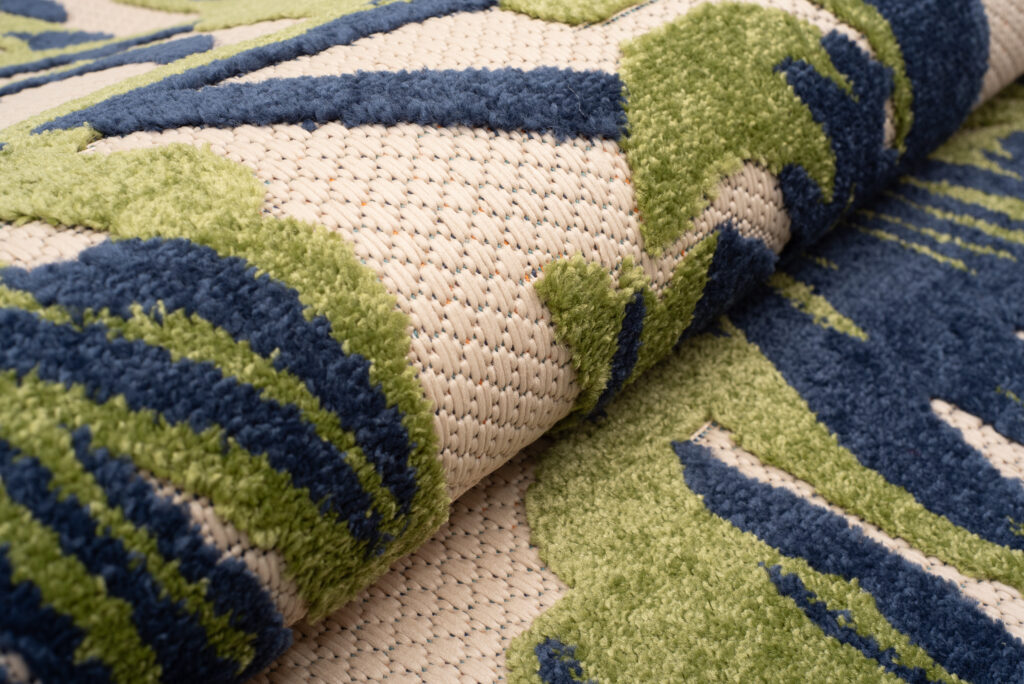 Buitenkleed Patio Creme Monstera Bladeren