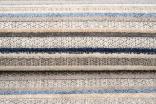 Buitenkleed Patio Grijs Blauw Gestreept