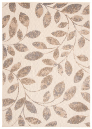 Buitenkleed Patio Creme Beige Bladeren