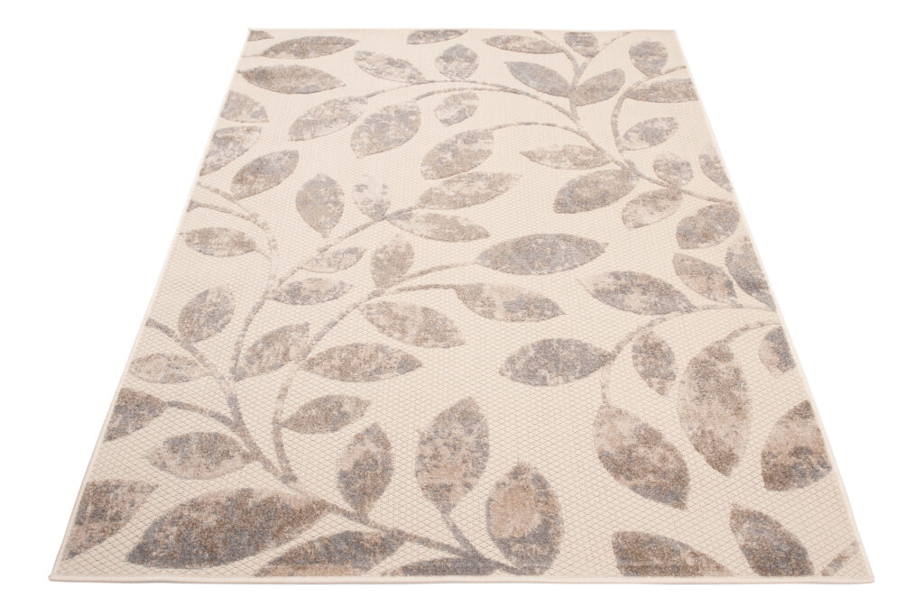 Buitenkleed Patio Creme Beige Bladeren