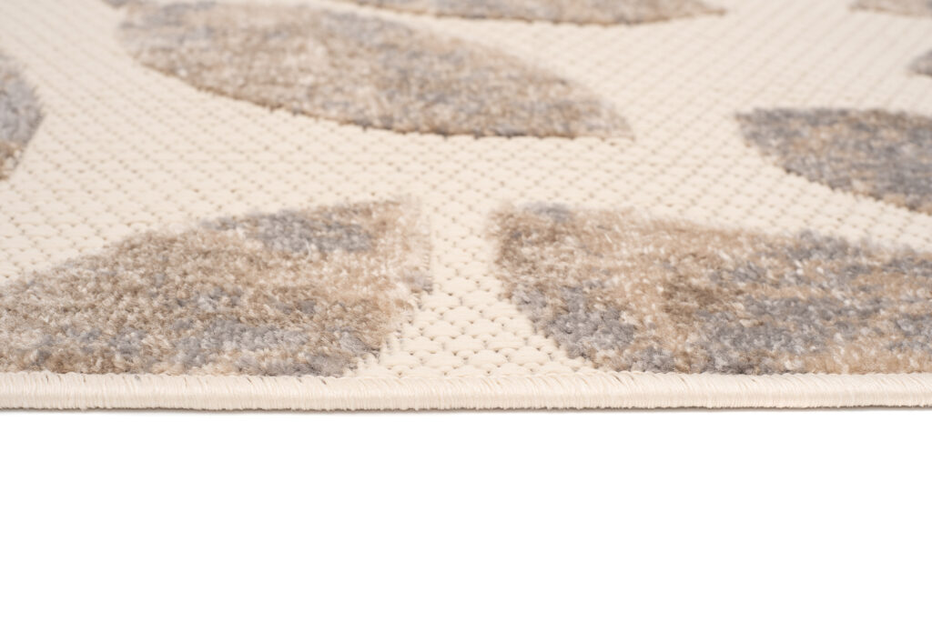Buitenkleed Patio Creme Beige Bladeren