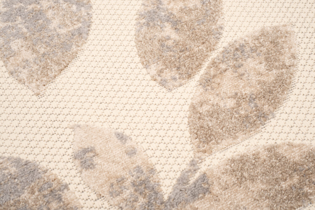 Buitenkleed Patio Creme Beige Bladeren