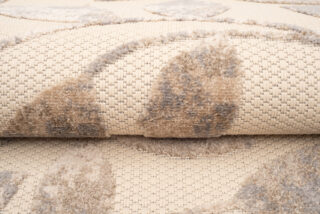 Buitenkleed Patio Creme Beige Bladeren