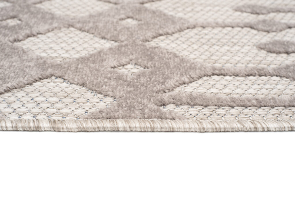 Buitenkleed Patio Grijs Beige Ethno