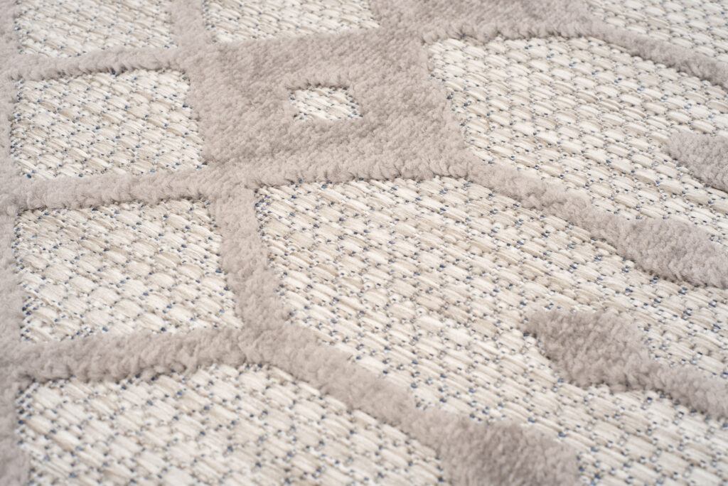 Buitenkleed Patio Grijs Beige Ethno