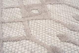 Buitenkleed Patio Grijs Beige Ethno