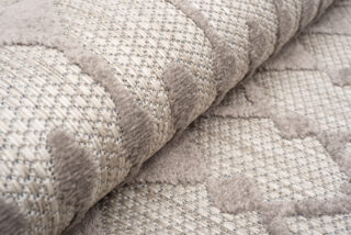 Buitenkleed Patio Grijs Beige Ethno