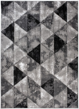 Vloerkleed Luxury Grijs Geometrisch Driehoeken