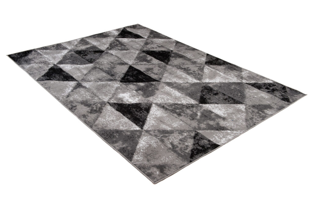 Vloerkleed Luxury Grijs Geometrisch Driehoeken