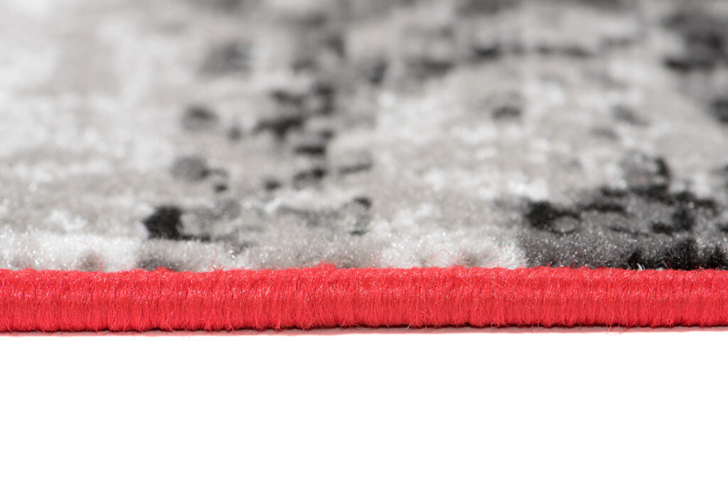 Vloerkleed Maya Grijs Rood Strepen
