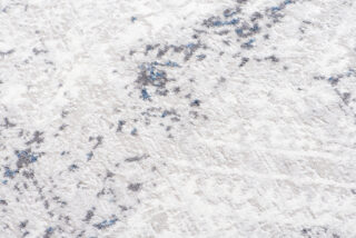 Vloerkleed Sky Blauw Creme Vintage Diamanten
