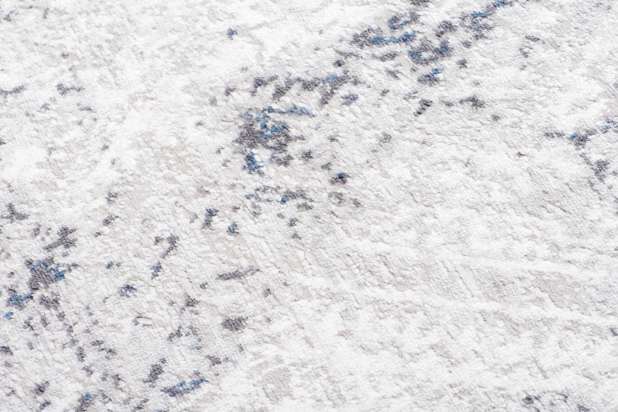 Vloerkleed Sky Blauw Creme Vintage Diamanten