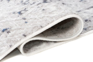 Vloerkleed Sky Blauw Creme Vintage Diamanten