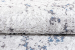 Vloerkleed Sky Blauw Creme Vintage Diamanten