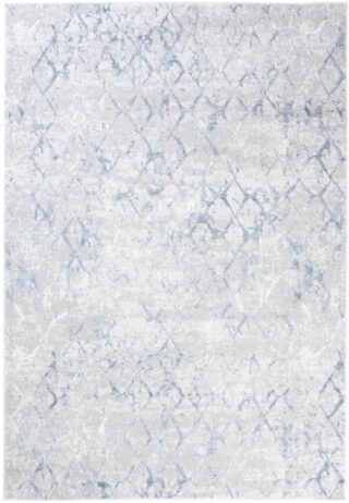 Vloerkleed Sky Blauw Geometrisch Diamanten