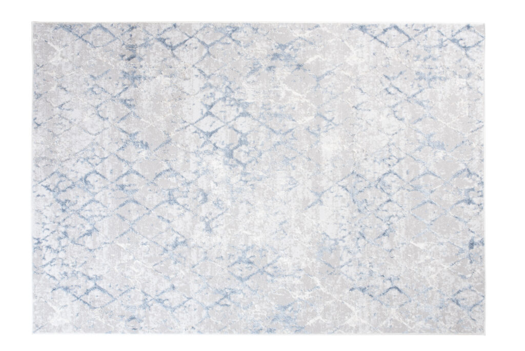 Vloerkleed Sky Blauw Geometrisch Diamanten