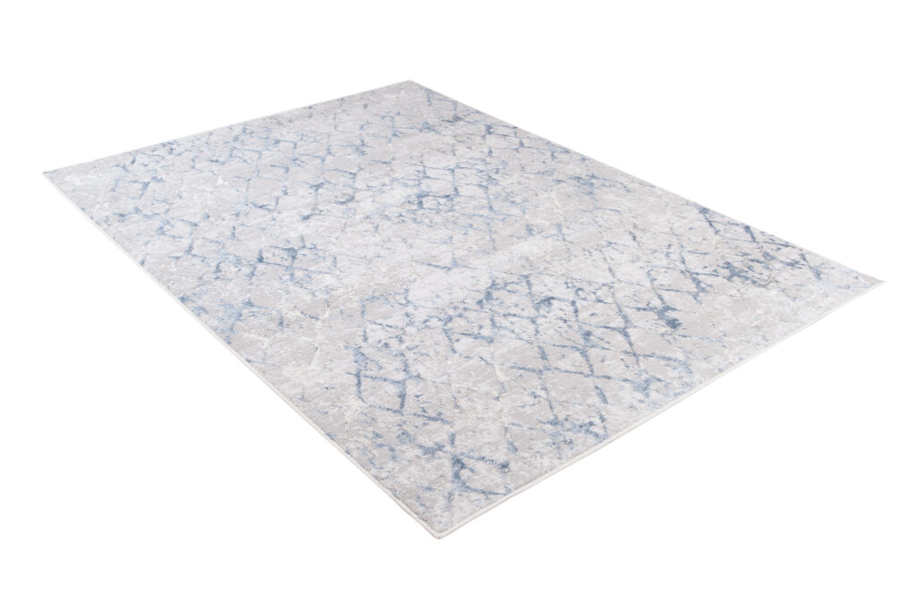 Vloerkleed Sky Blauw Geometrisch Diamanten