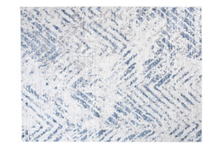 Vloerkleed Sky Blauw Creme Modern Zigzag