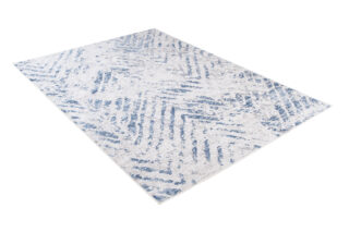 Vloerkleed Sky Blauw Creme Modern Zigzag