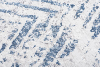 Vloerkleed Sky Blauw Creme Modern Zigzag