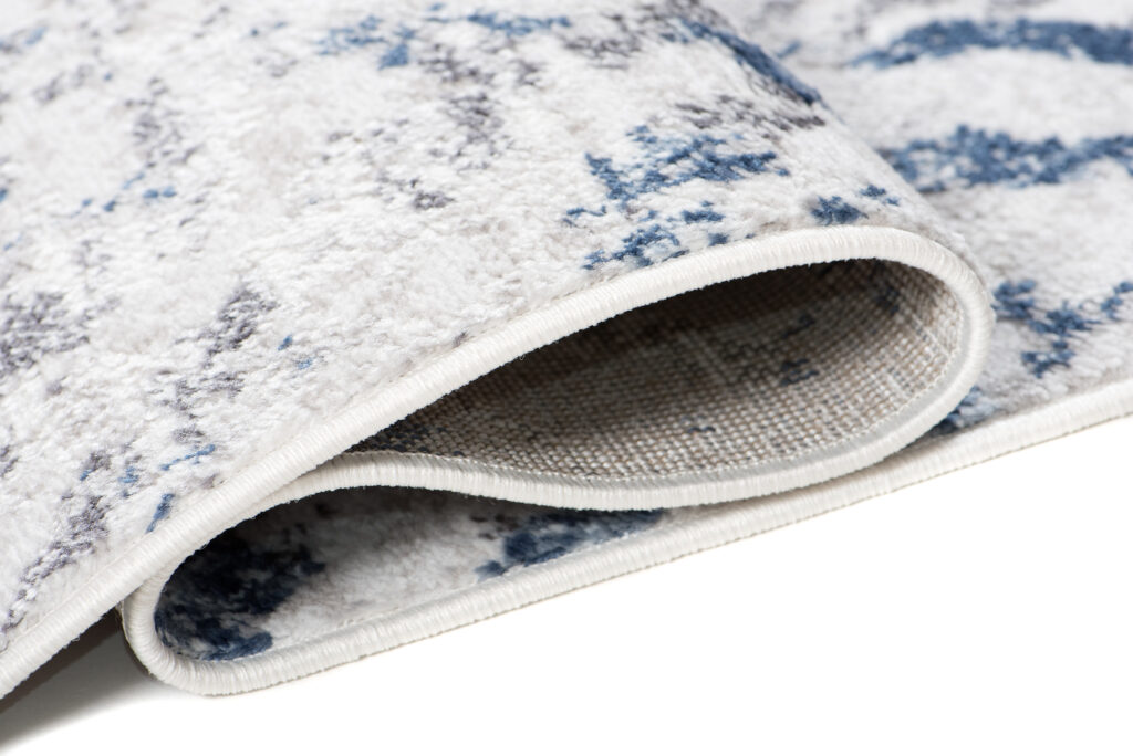 Vloerkleed Sky Blauw Creme Modern Zigzag