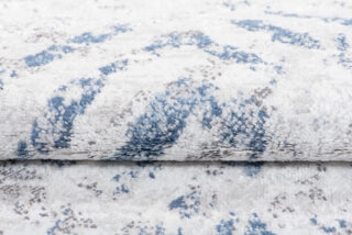 Vloerkleed Sky Blauw Creme Modern Zigzag