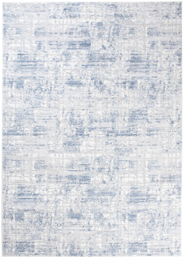 Vloerkleed Sky Blauw Grijs Abstract Stroken