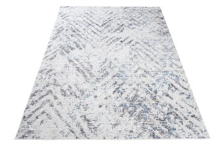 Vloerkleed Sky Grijs Blauw Modern Zigzag