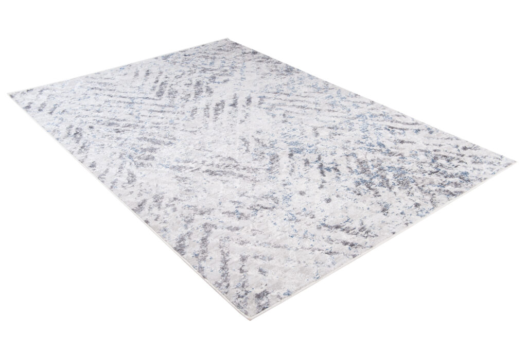 Vloerkleed Sky Grijs Blauw Modern Zigzag