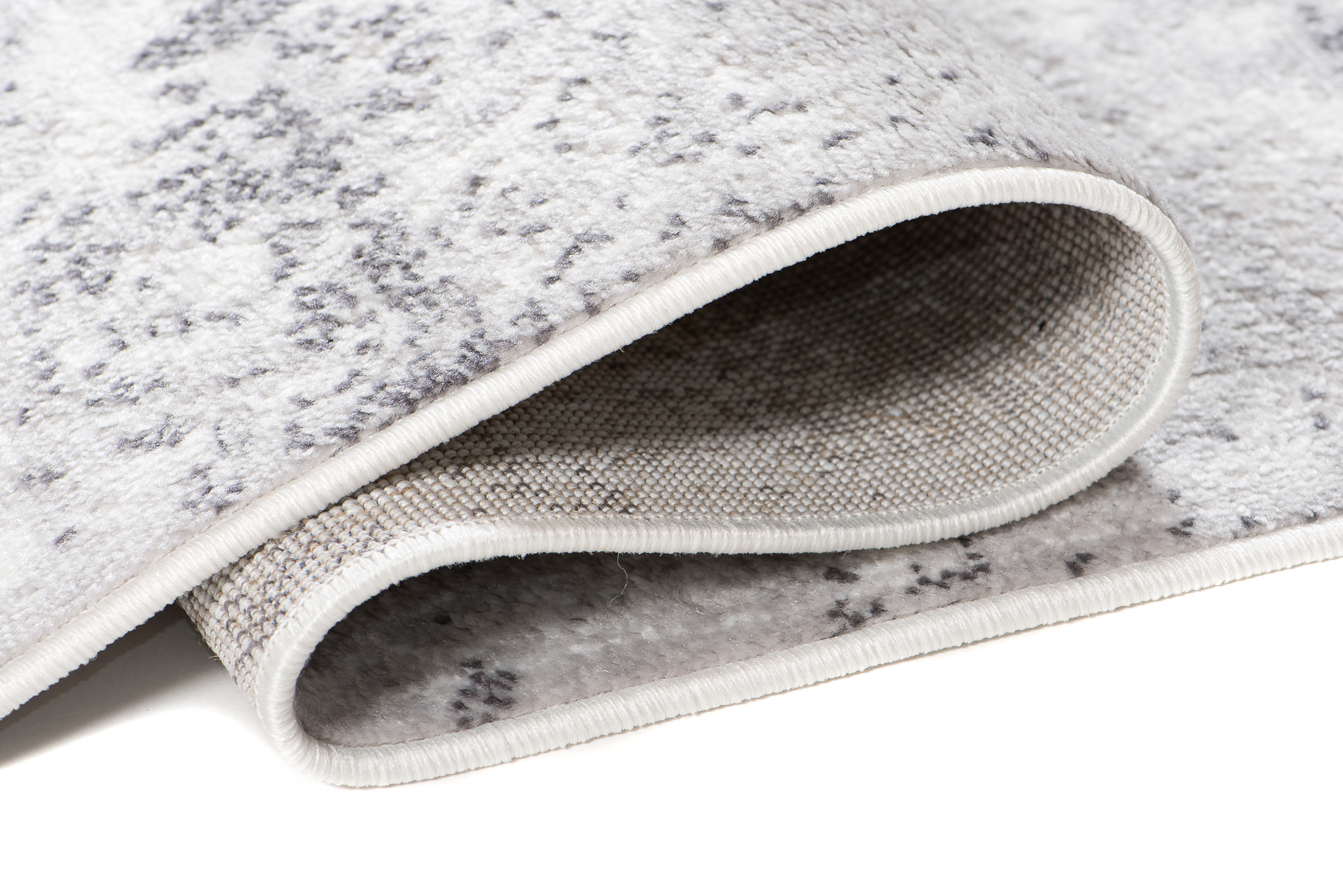 Vloerkleed Sky Grijs Cintage Gebloemd Gewreven