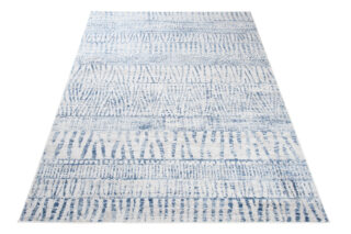 Vloerkleed Sky Blauw Creme Ethno Stroken