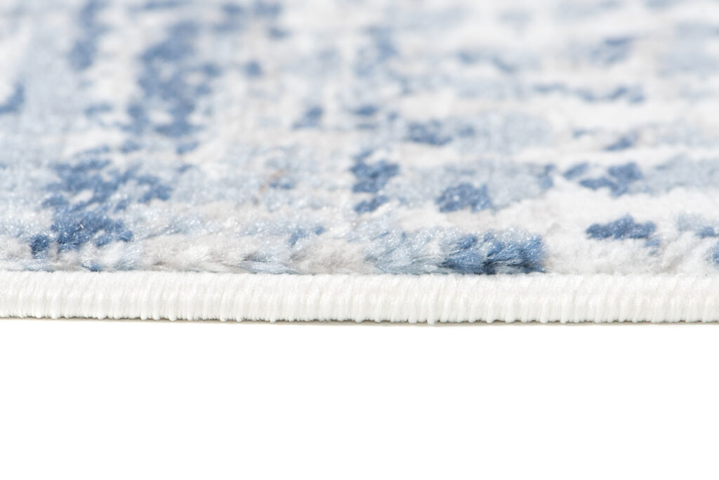 Vloerkleed Sky Blauw Creme Ethno Stroken