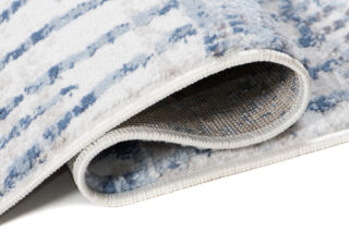 Vloerkleed Sky Blauw Creme Ethno Stroken