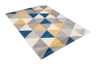 Vloerkleed Lazur Grijs Veelkleurig Geometrisch Driehoeken
