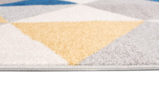 Vloerkleed Lazur Grijs Veelkleurig Geometrisch Driehoeken
