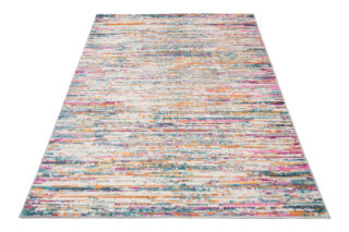 Vloerkleed Lazur Roze Veelkleurig Abstract Lijnen