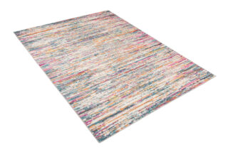 Vloerkleed Lazur Roze Veelkleurig Abstract Lijnen