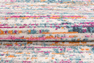 Vloerkleed Lazur Roze Veelkleurig Abstract Lijnen