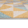 Vloerkleed Lazur Grijs Veelkleurig Geometrisch Kleine Driehoeken