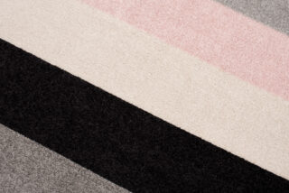 Vloerkleed Lazur Licht Grijs Roze Geometrisch Lijnen