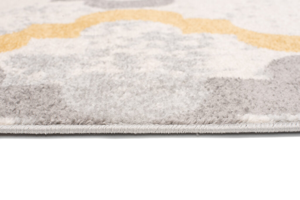 Vloerkleed Lazur Grijs Geel Geometrisch Trellis