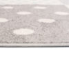 Vloerkleed Lazur Grijs Turquoise Vierkanten Kindertapijt